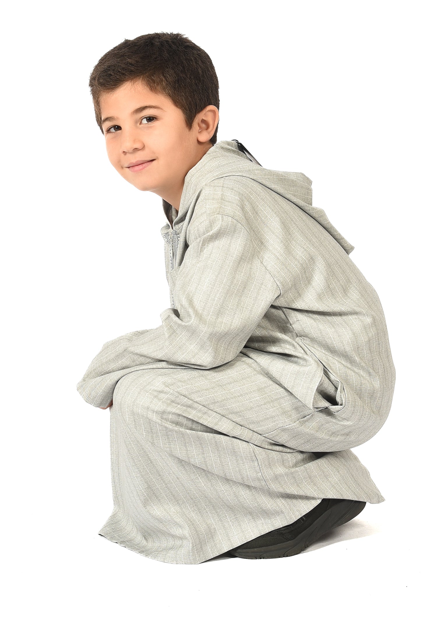 Al-Othman Kids hooded Thobe - Wet weather