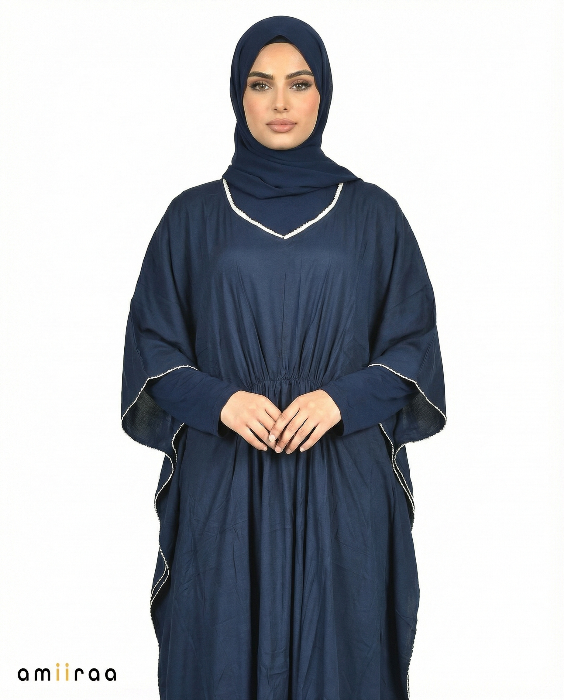Moonlit Ocean Modest Kaftan Abaya