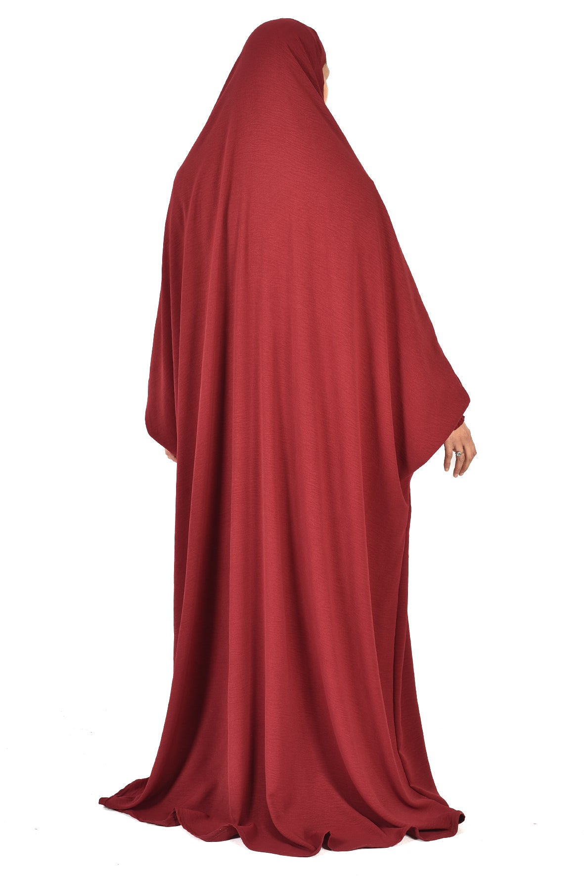 Red Plum Flow One-Piece Jilbab