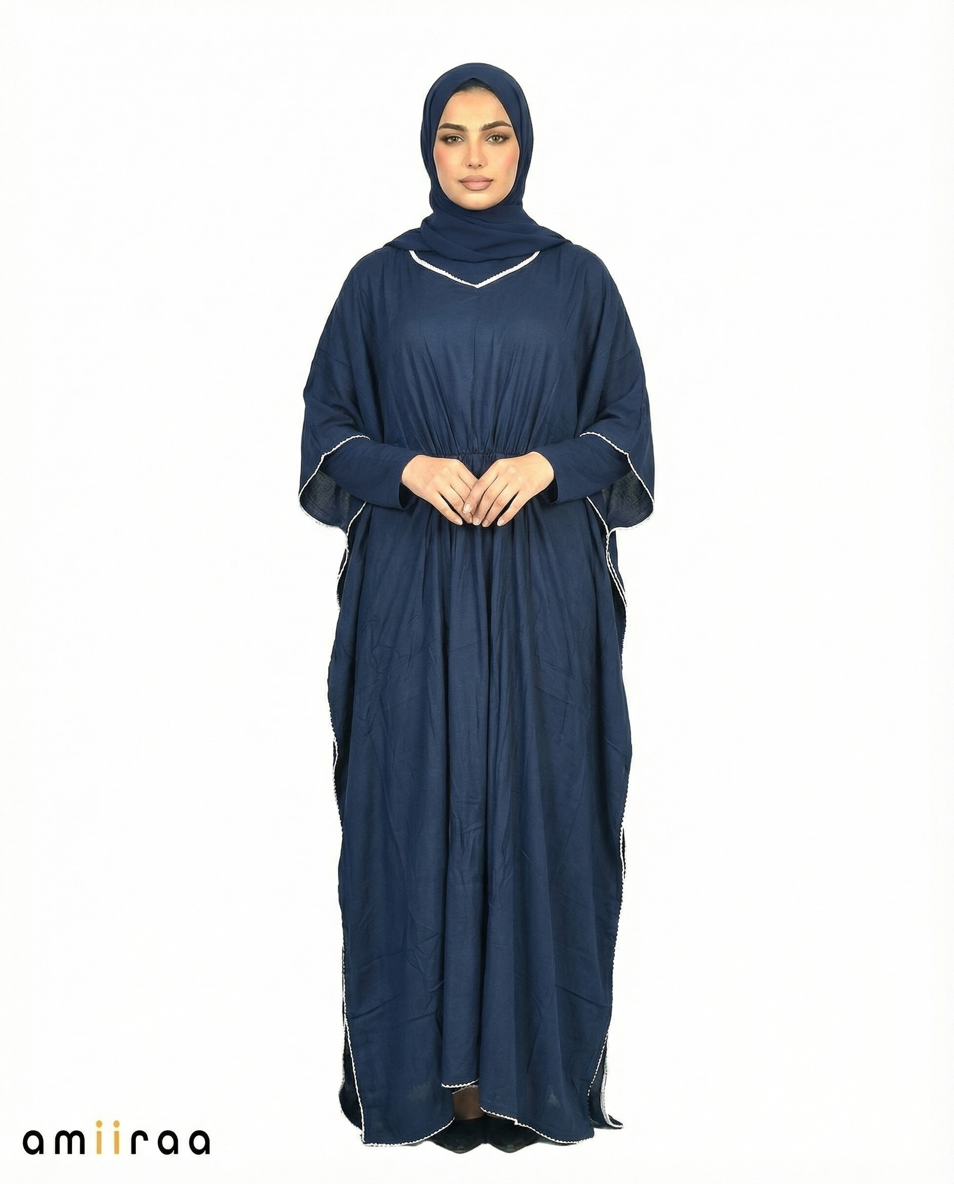 Moonlit Ocean Modest Kaftan Abaya