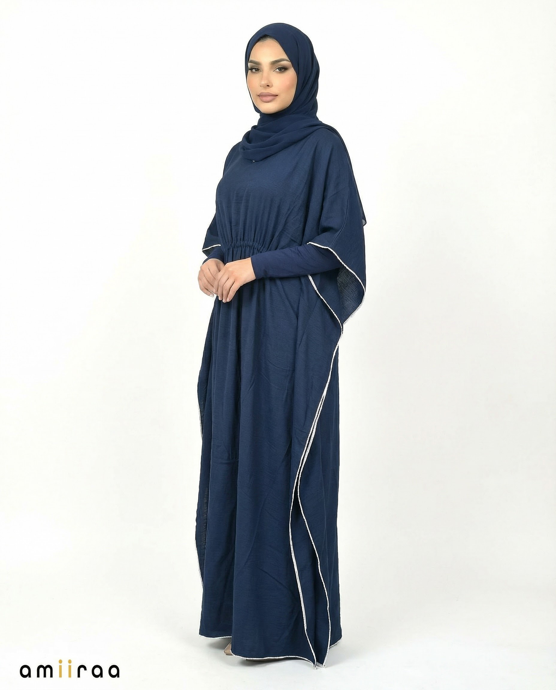 Moonlit Ocean Modest Kaftan Abaya