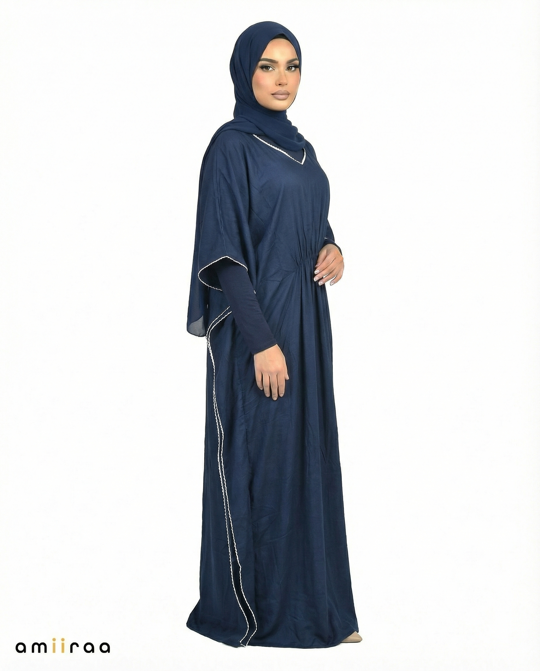 Moonlit Ocean Modest Kaftan Abaya