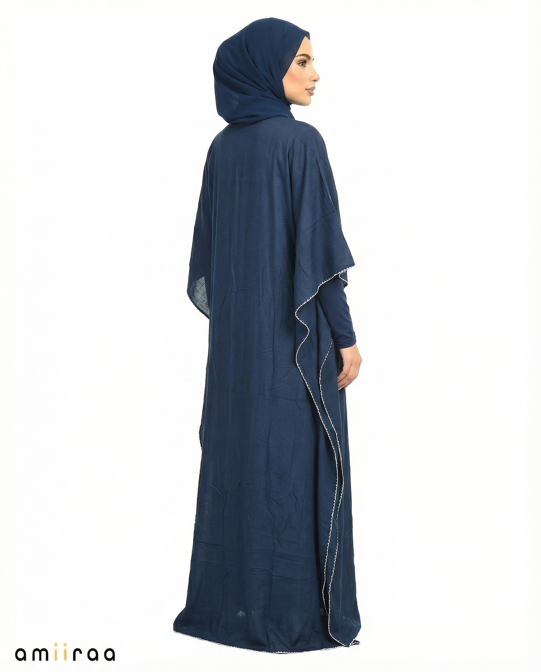 Moonlit Ocean Modest Kaftan Abaya