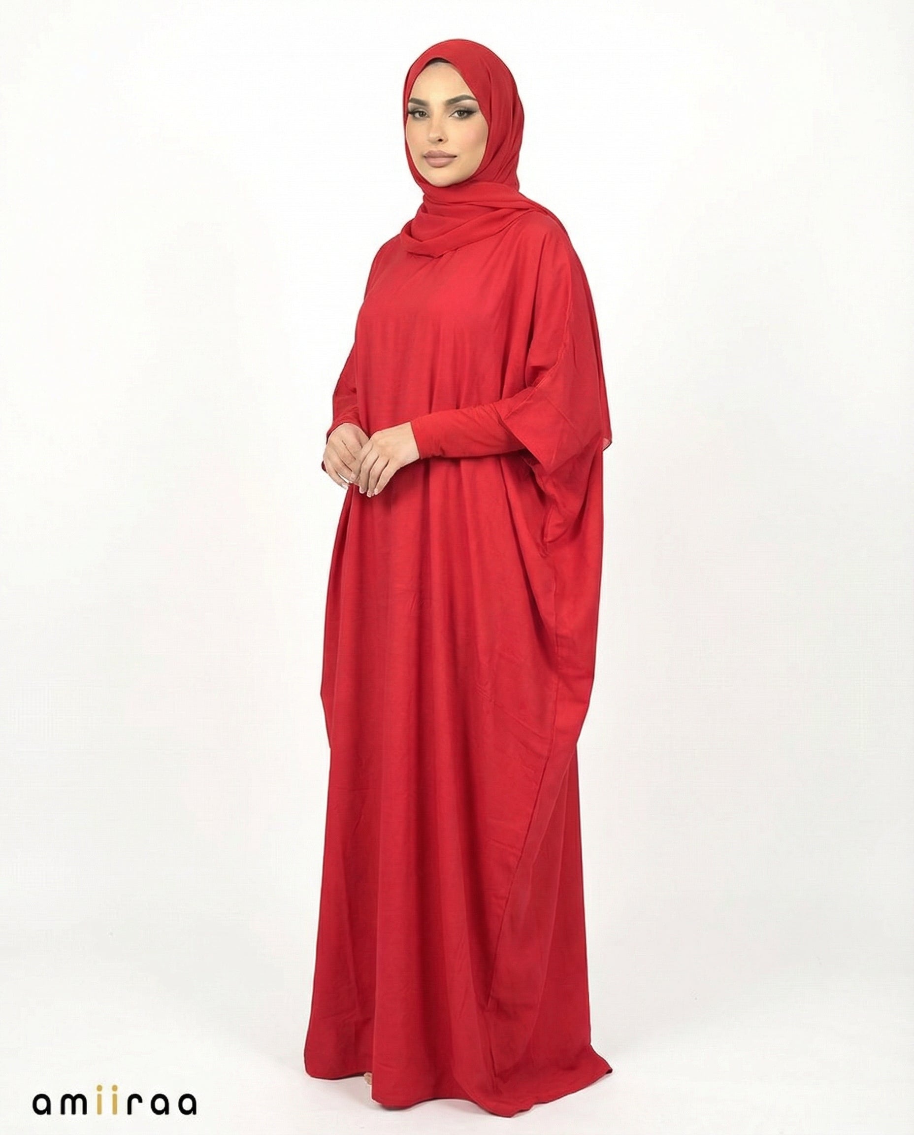 Rio Red Modest Flowy Kaftan