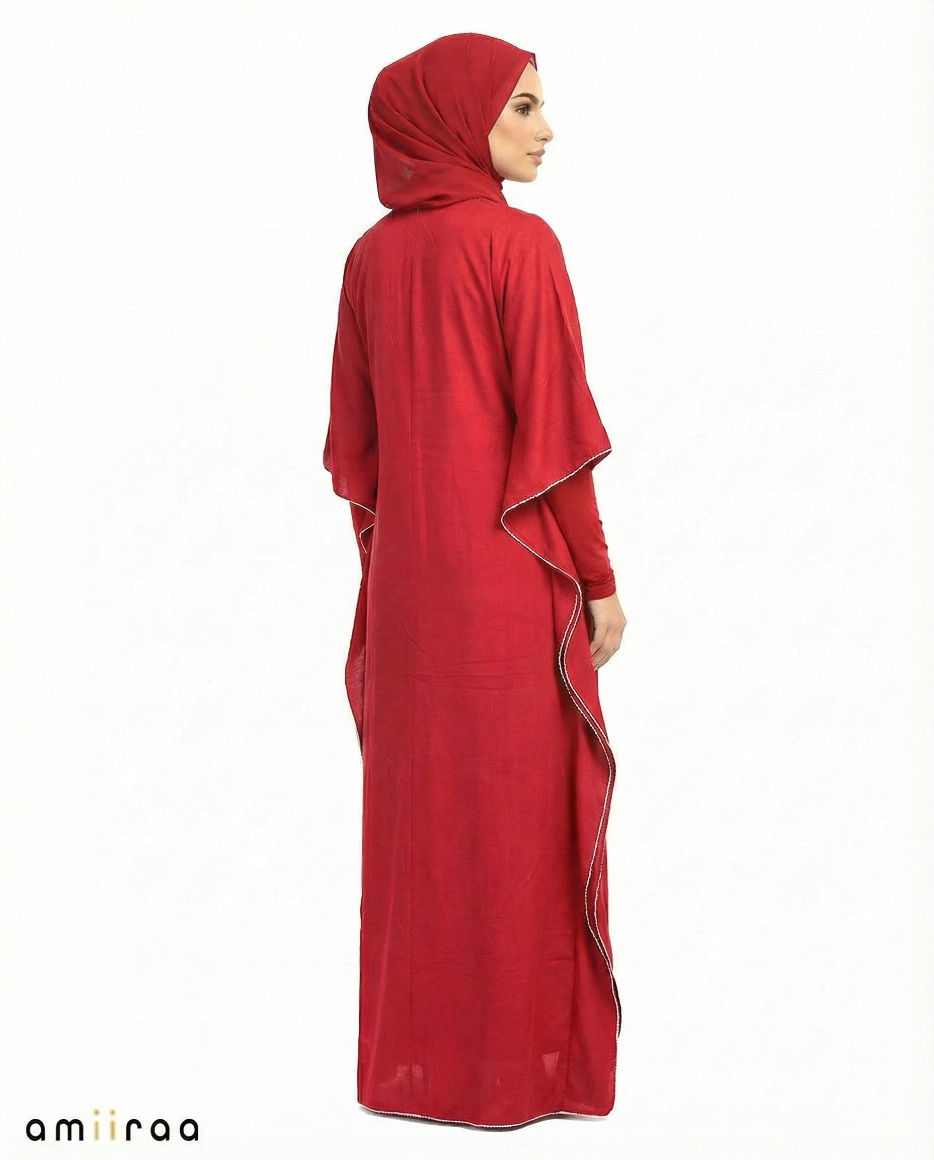 Rio Red Modest Flowy Kaftan