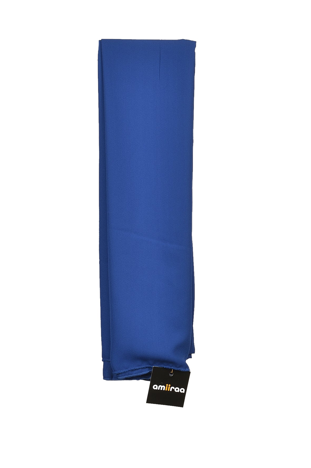 Mazarine Blue Lightweight Rectangular Chiffon Scarf for Women – Sheer Wrap