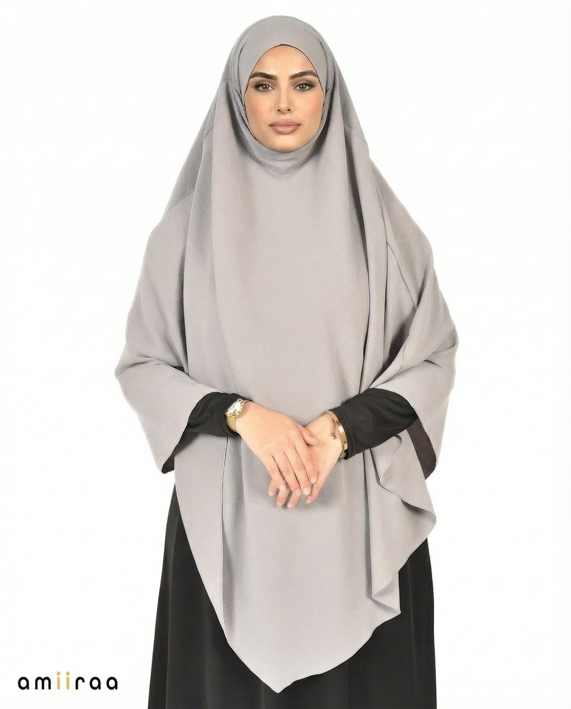 Poppy Seed Single Layer Flow Modest Khimar