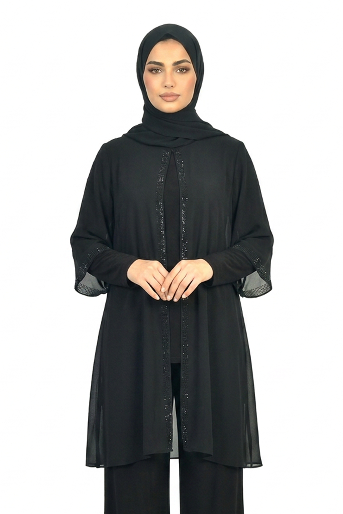 Tap Shoe Elegant Embellished Modest Co-Ord Set