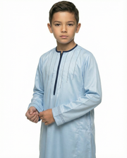 Persion Jewel Luxury Zip Placket Thobe