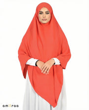 Scarlet Single Layer Airflow Modest Khimar
