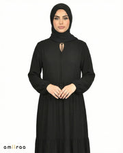 Tap Shoe Viscose Tassel Tie Tiered Dress