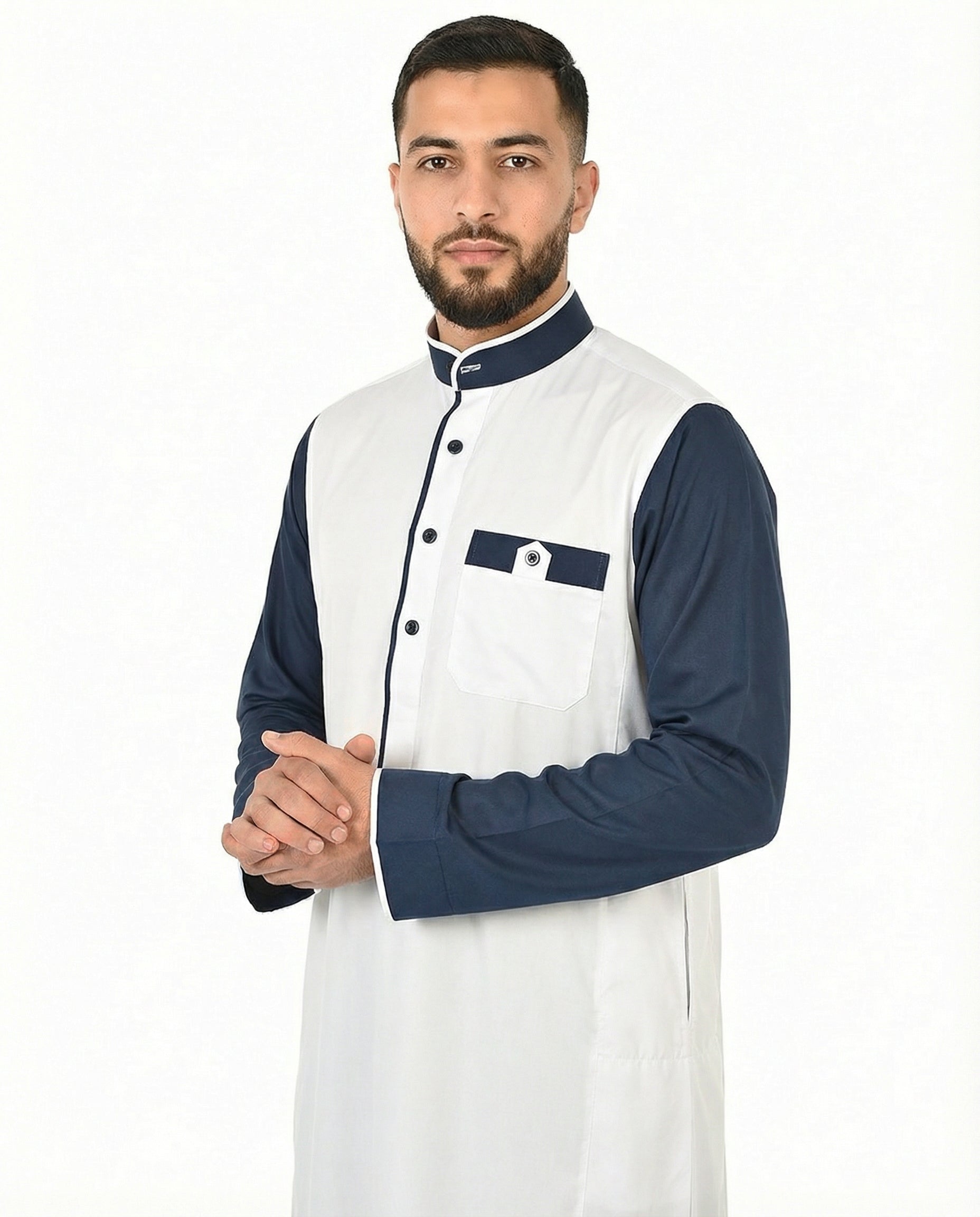 Cloud Dancer Luxury Double Trim Thobe