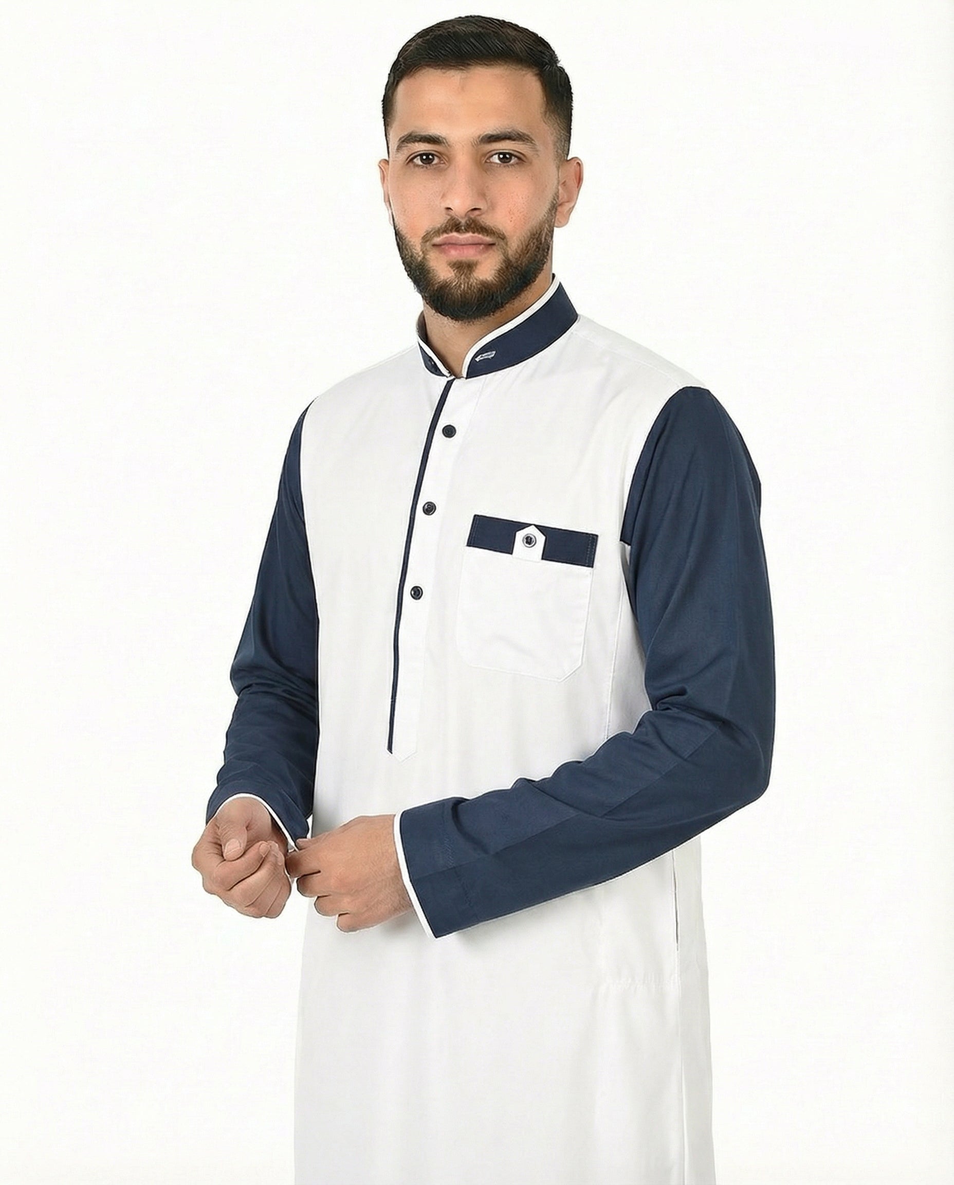 Cloud Dancer Luxury Double Trim Thobe
