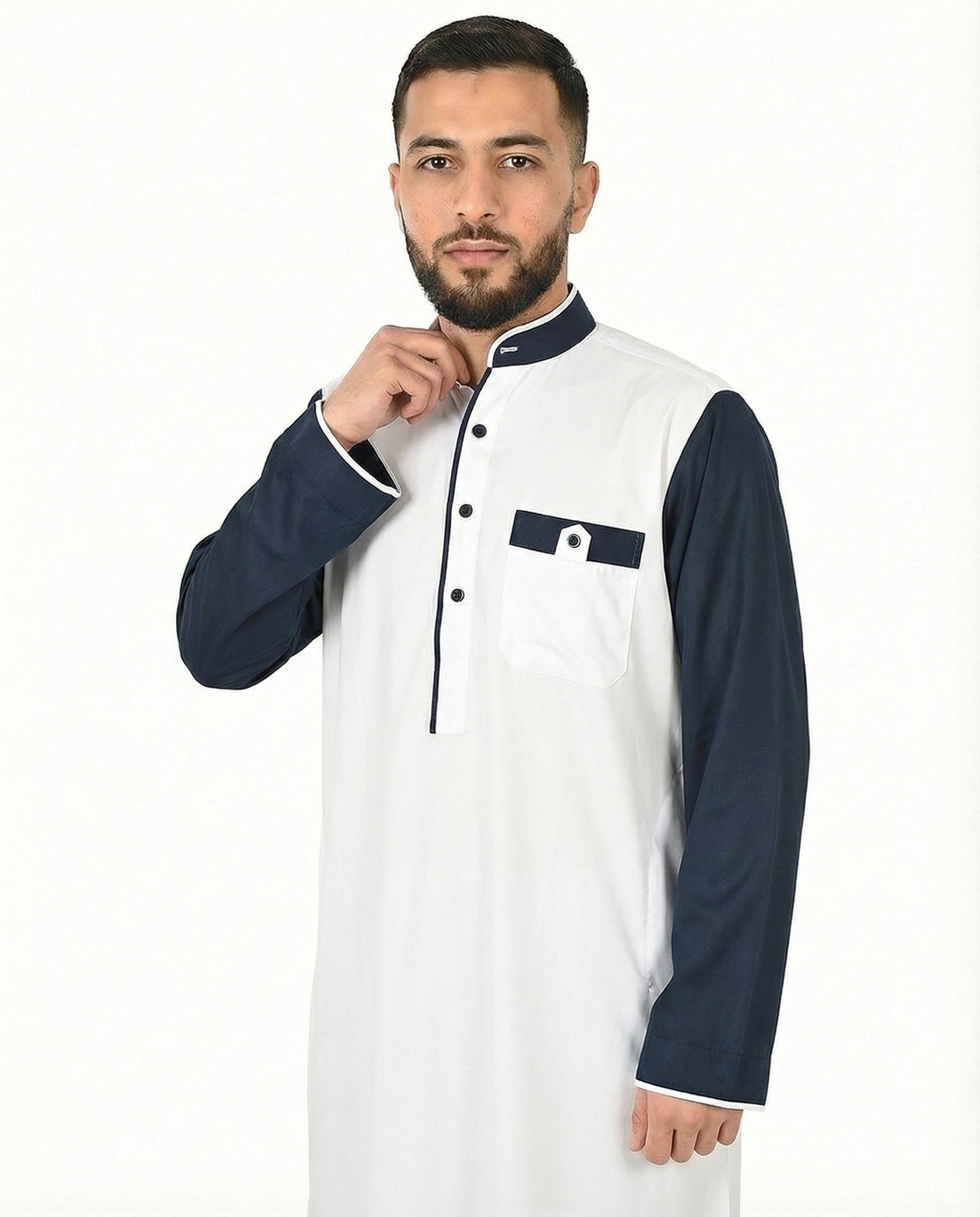 Cloud Dancer Luxury Double Trim Thobe