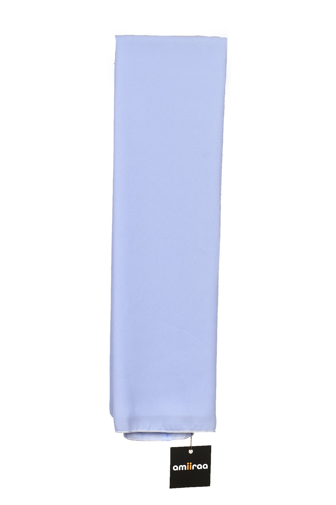 Pale Iris Lightweight Rectangular Chiffon Scarf for Women – Sheer Wrap