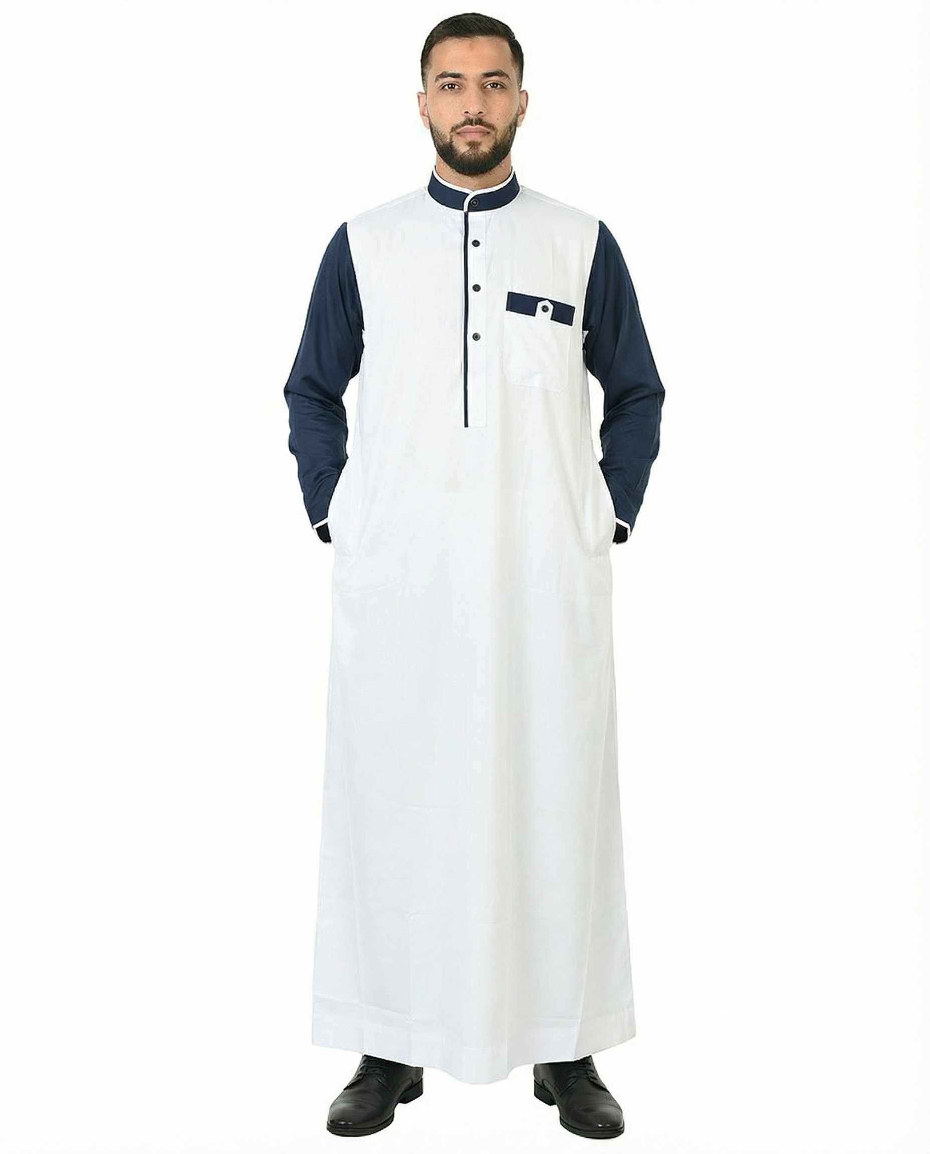 Cloud Dancer Luxury Double Trim Thobe