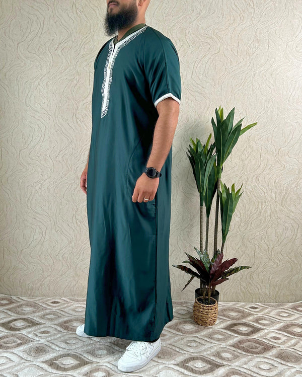 Maghribi Shorts Sleeve Thobe - Amiiraa