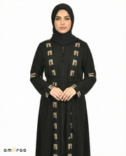 Tap Shoe Geometric Mosaic Beaded Abaya