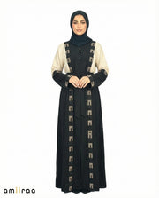Moonstruck Geometric Mosaic Beaded Abaya