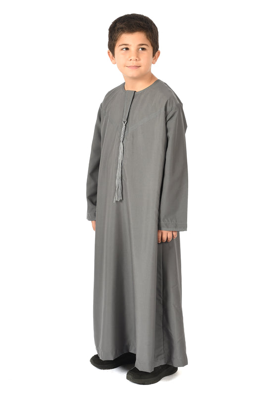 Al-Othman Kids Tassel Thobe - Thunderstorm