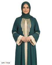 Katalia Style 3 Piece Modest Abaya Set – Titan