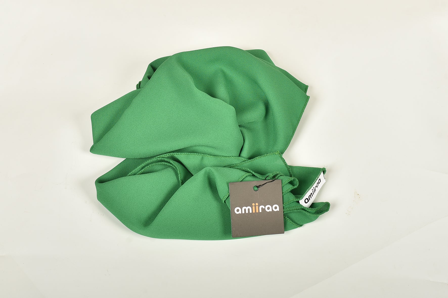 Jelly Bean Green Lightweight Rectangular Chiffon Scarf for Women – Sheer Wrap