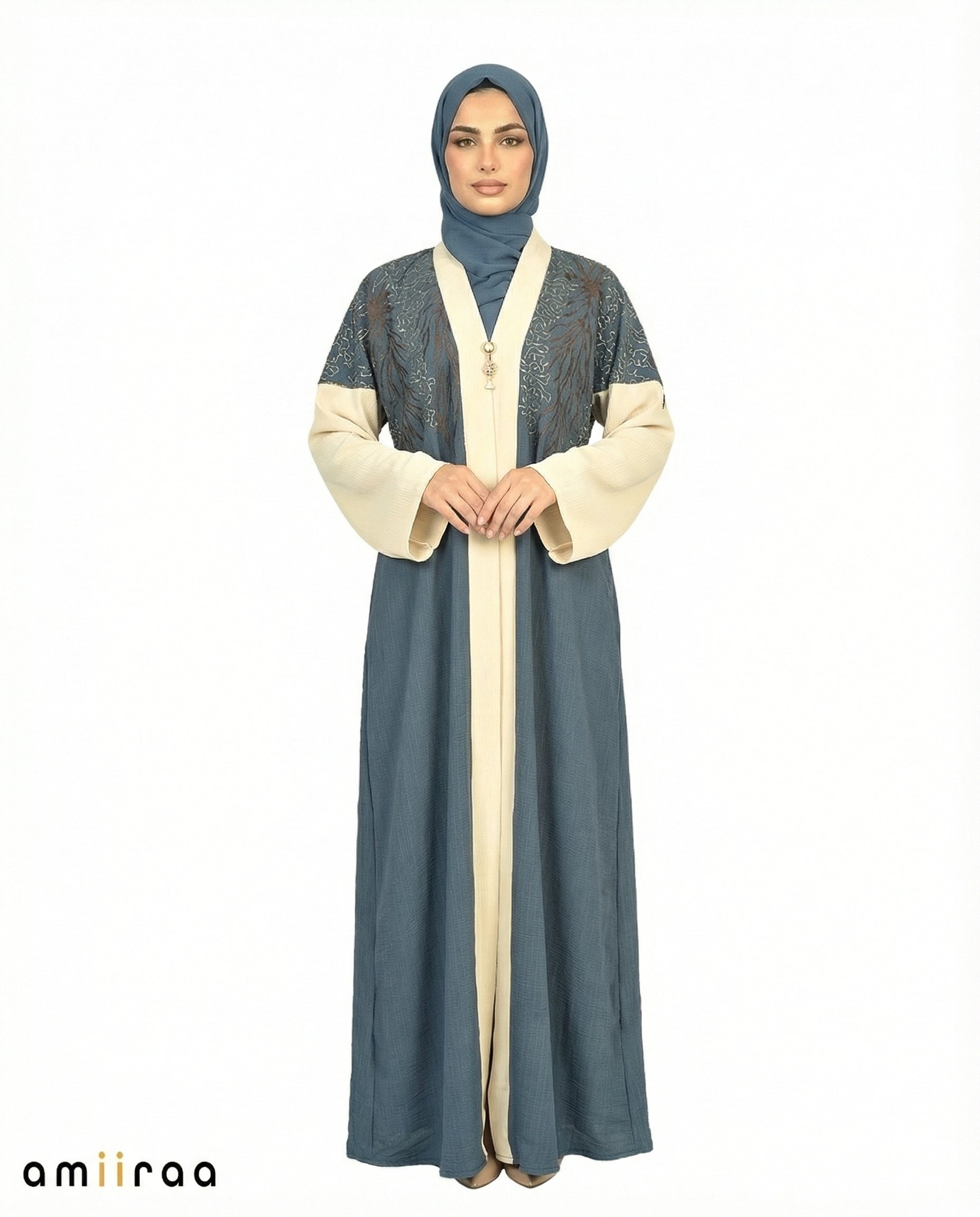 Quiet Harbour Detailed Elegant Embroidered Abaya