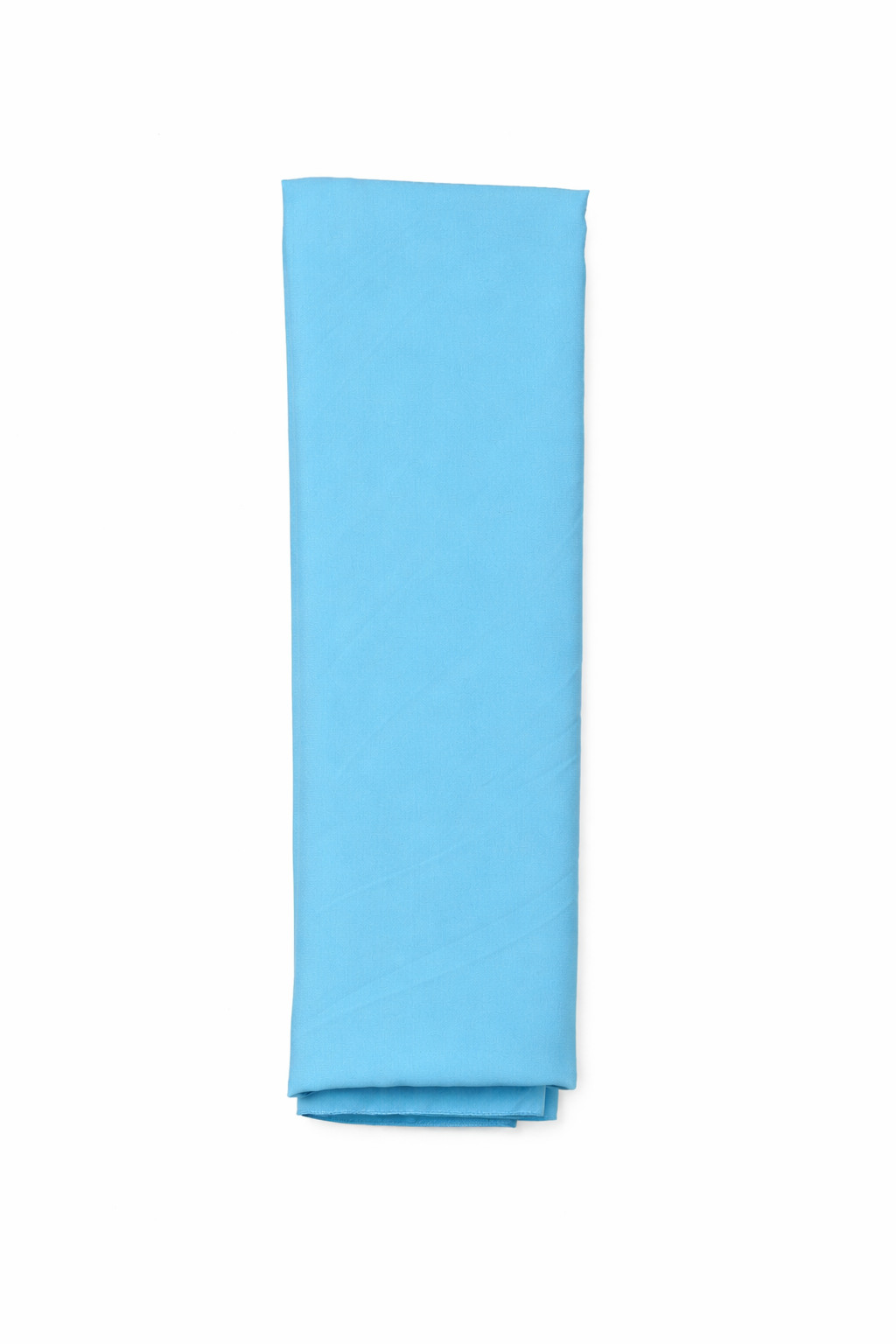 Dresden Blue Lightweight Rectangular Chiffon Scarf for Women – Sheer Wrap