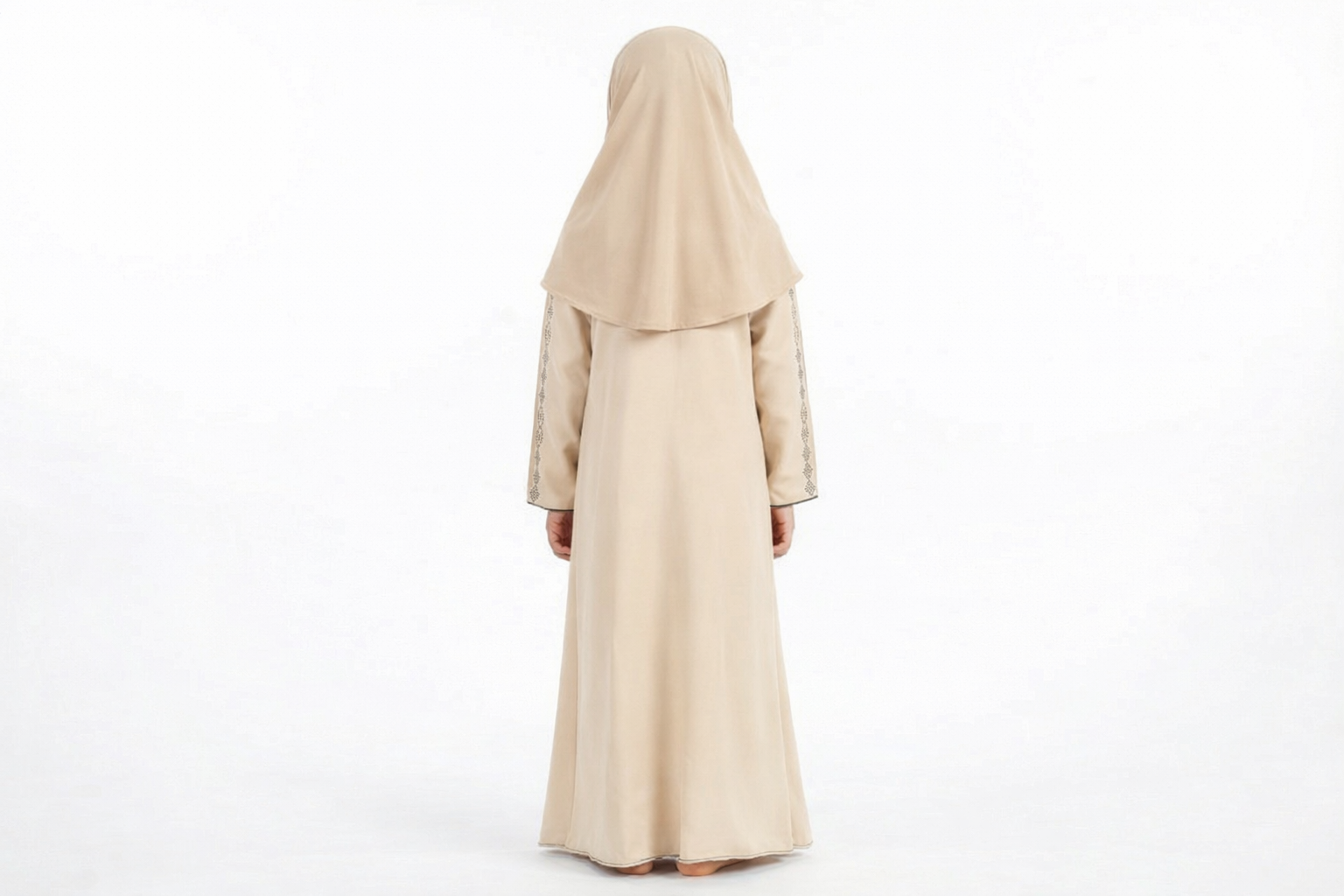 Rainy Day Girls Stone Embellished Modest Abaya