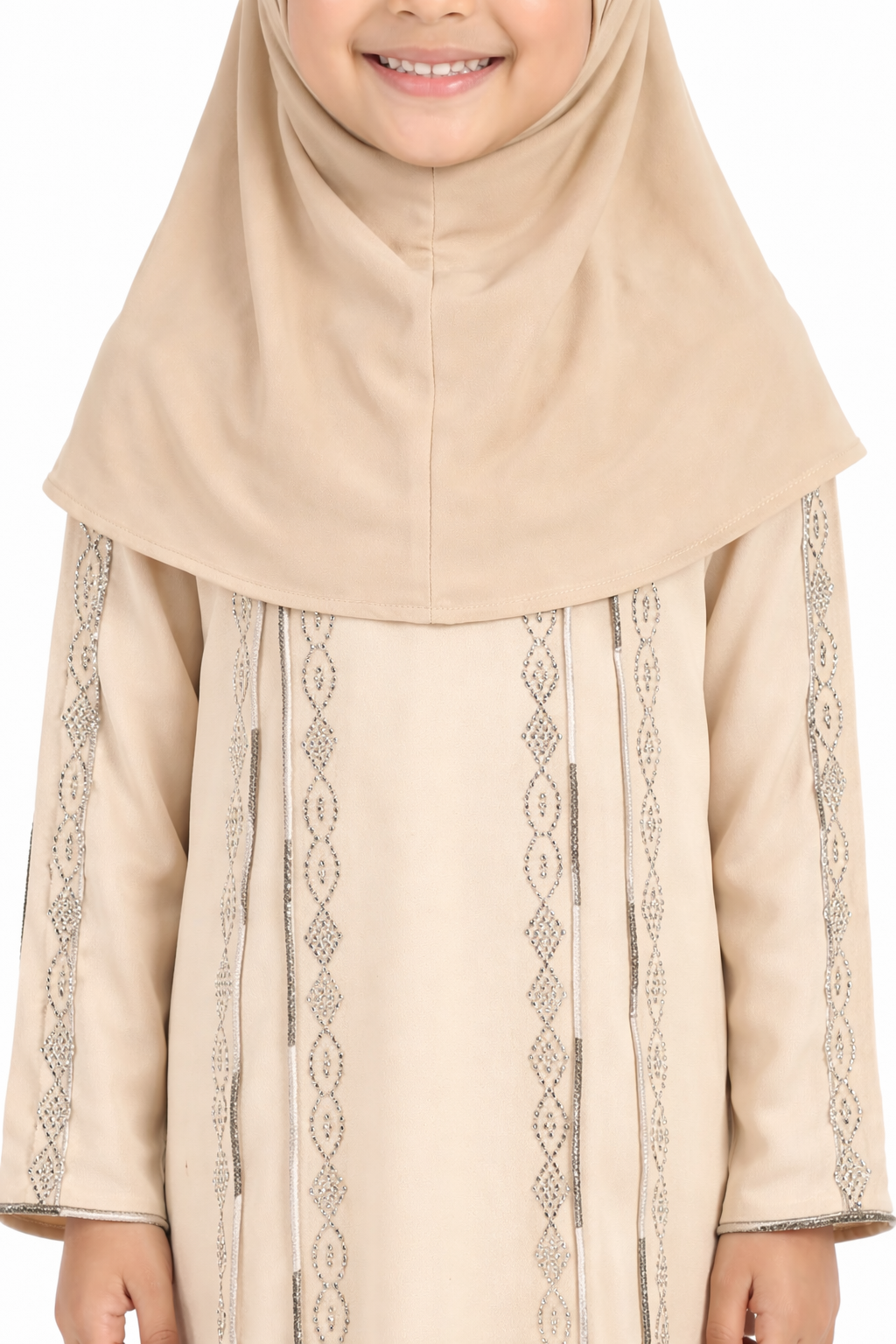 Rainy Day Girls Stone Embellished Modest Abaya