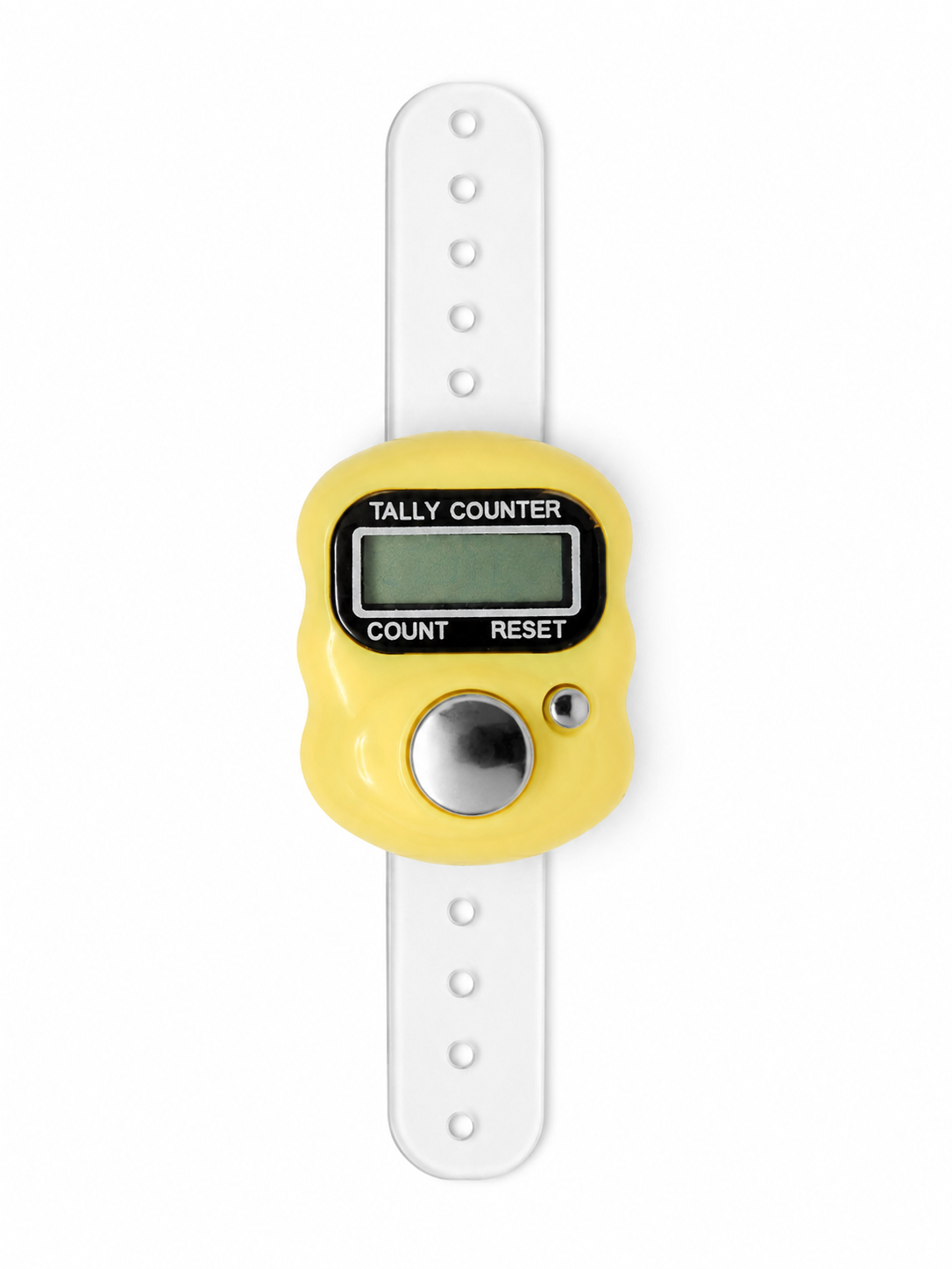 Yellow Digital Tasbeeh Finger Counter Ring