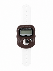 Brown Digital Tasbeeh Finger Counter Ring