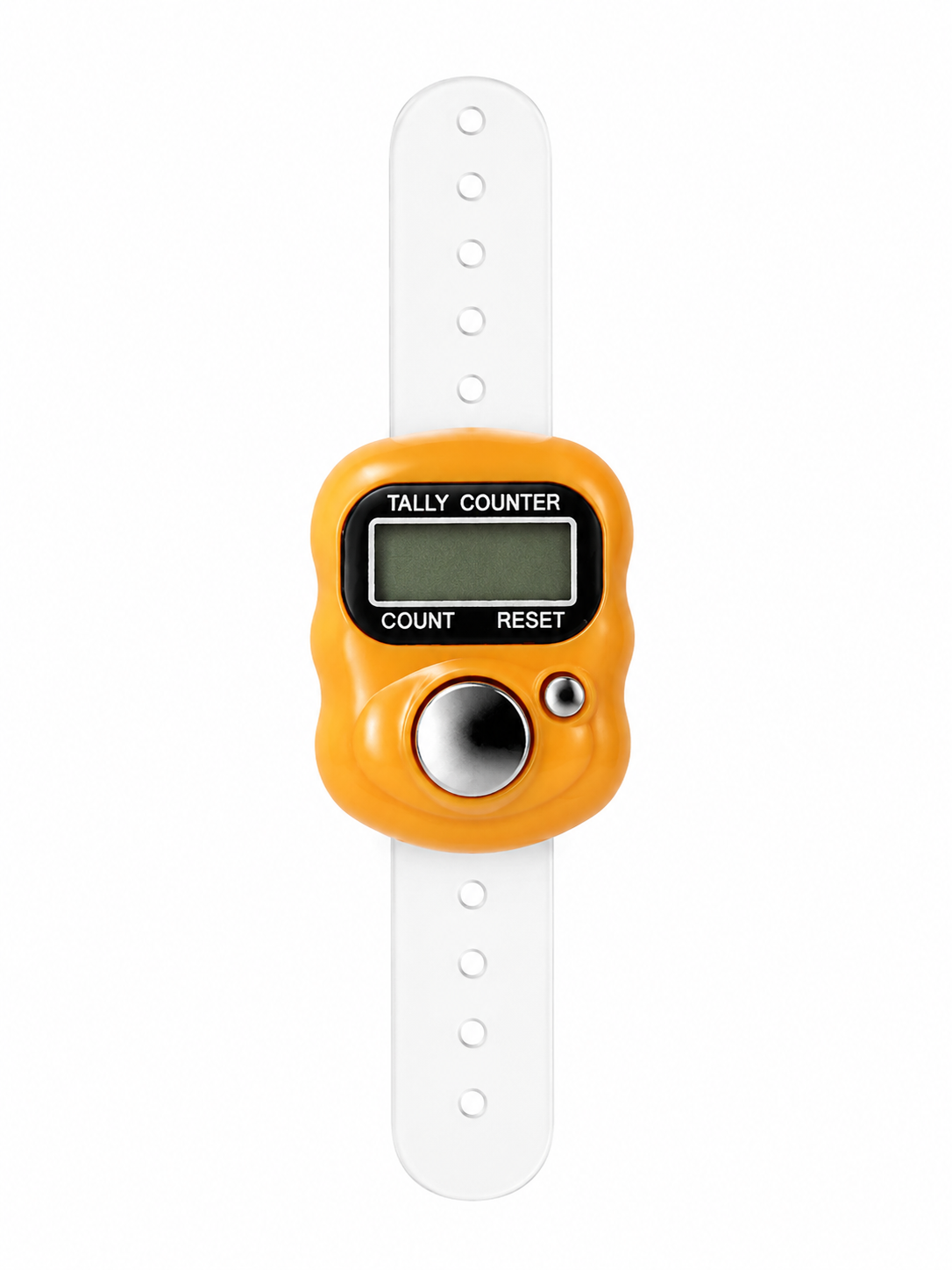 Orange Digital Tasbeeh Finger Counter Ring