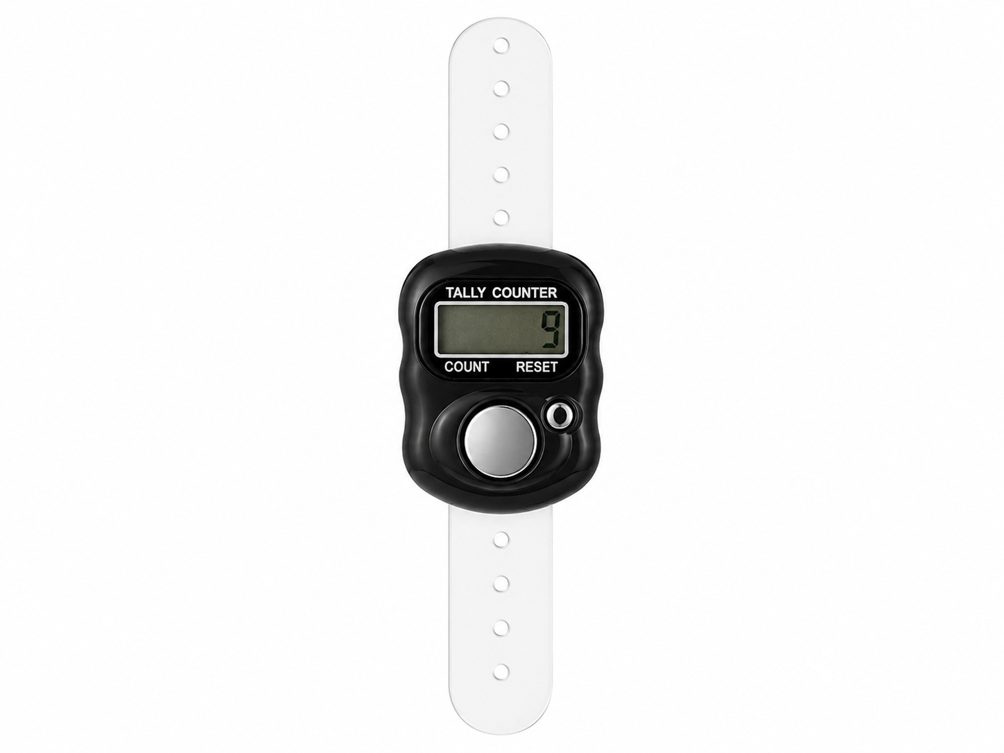 Black Digital Tasbeeh Finger Counter Ring