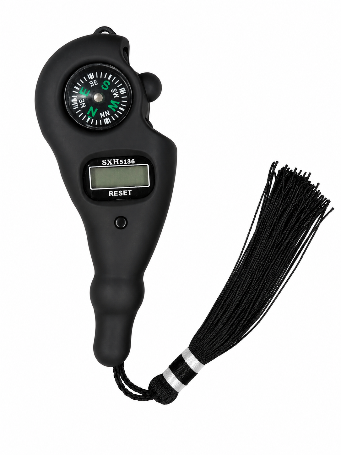 Black Digital Qibla Tasbeeh Counter