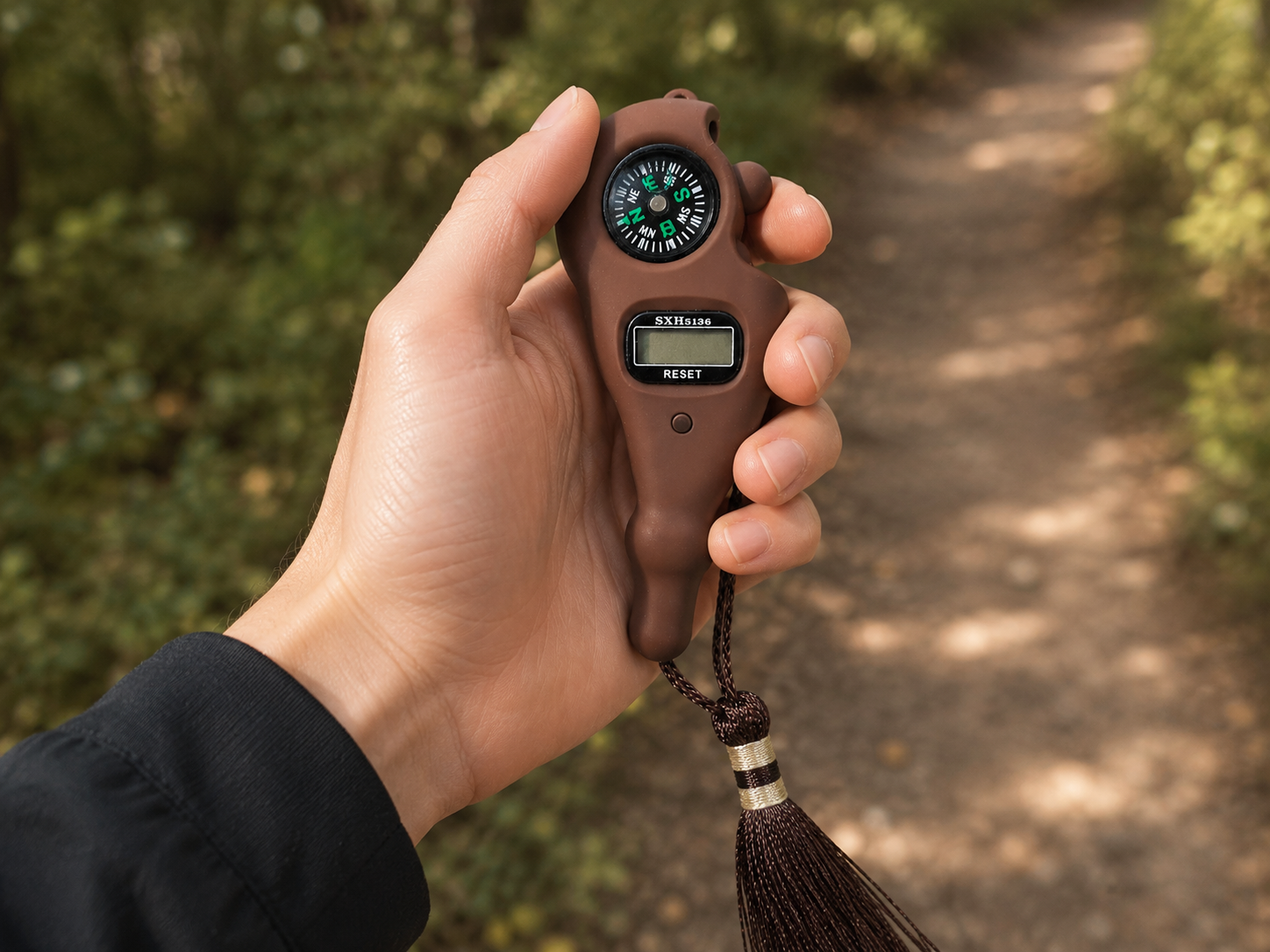 Brown Digital Qibla Tasbeeh Counter
