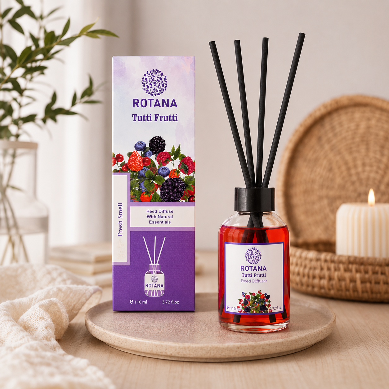 Rotana Tutti Frutti Reed Diffuser 110ml