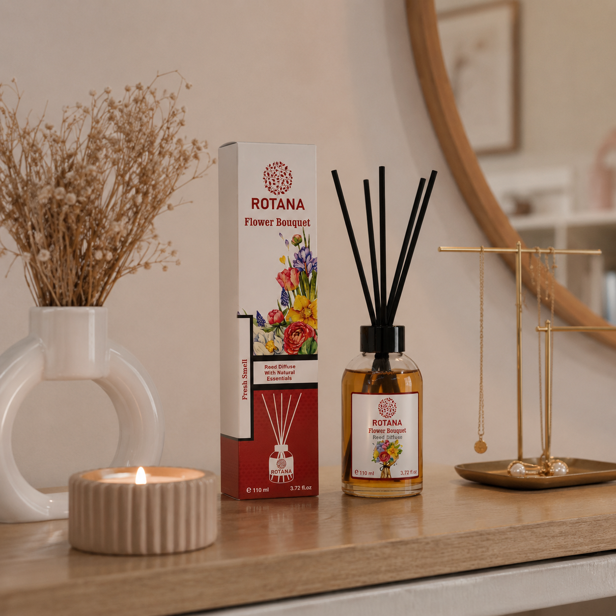 Rotana Flower Bouquet Reed Diffuser 110ml