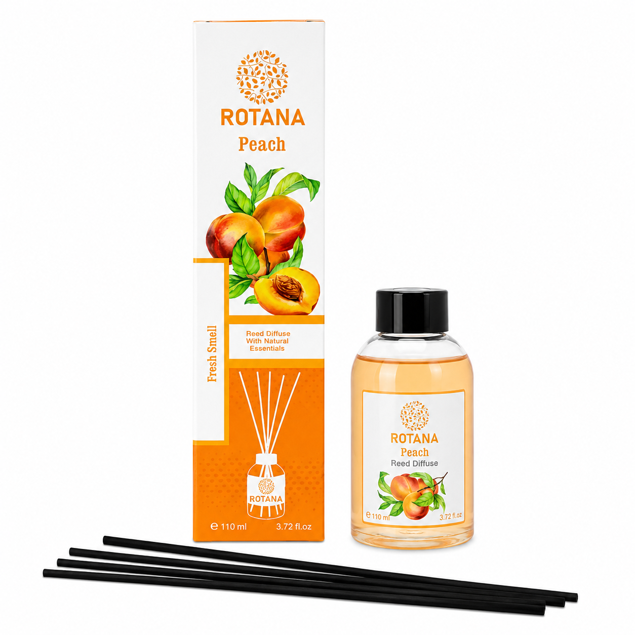 Rotana Peach Reed Diffuser 110ml