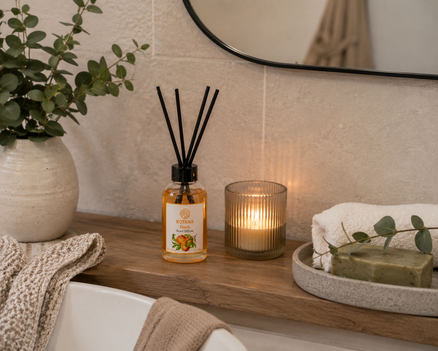 Rotana Peach Reed Diffuser 110ml
