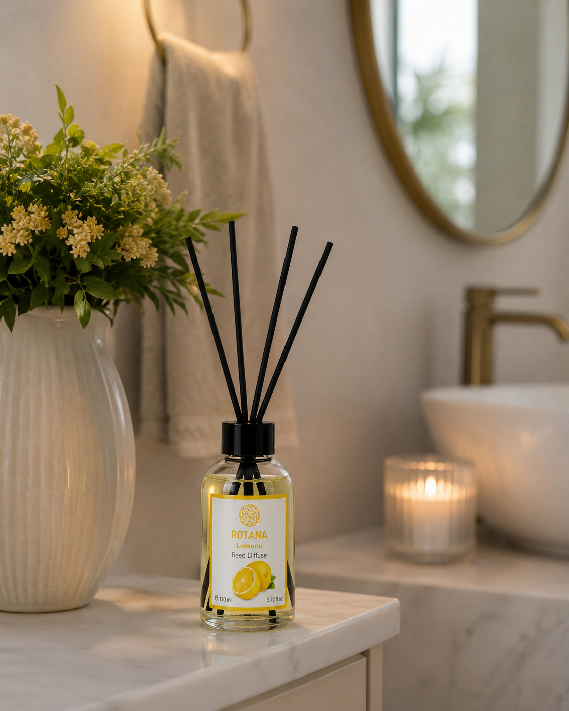 Rotana Lemon Reed Diffuser 110ml