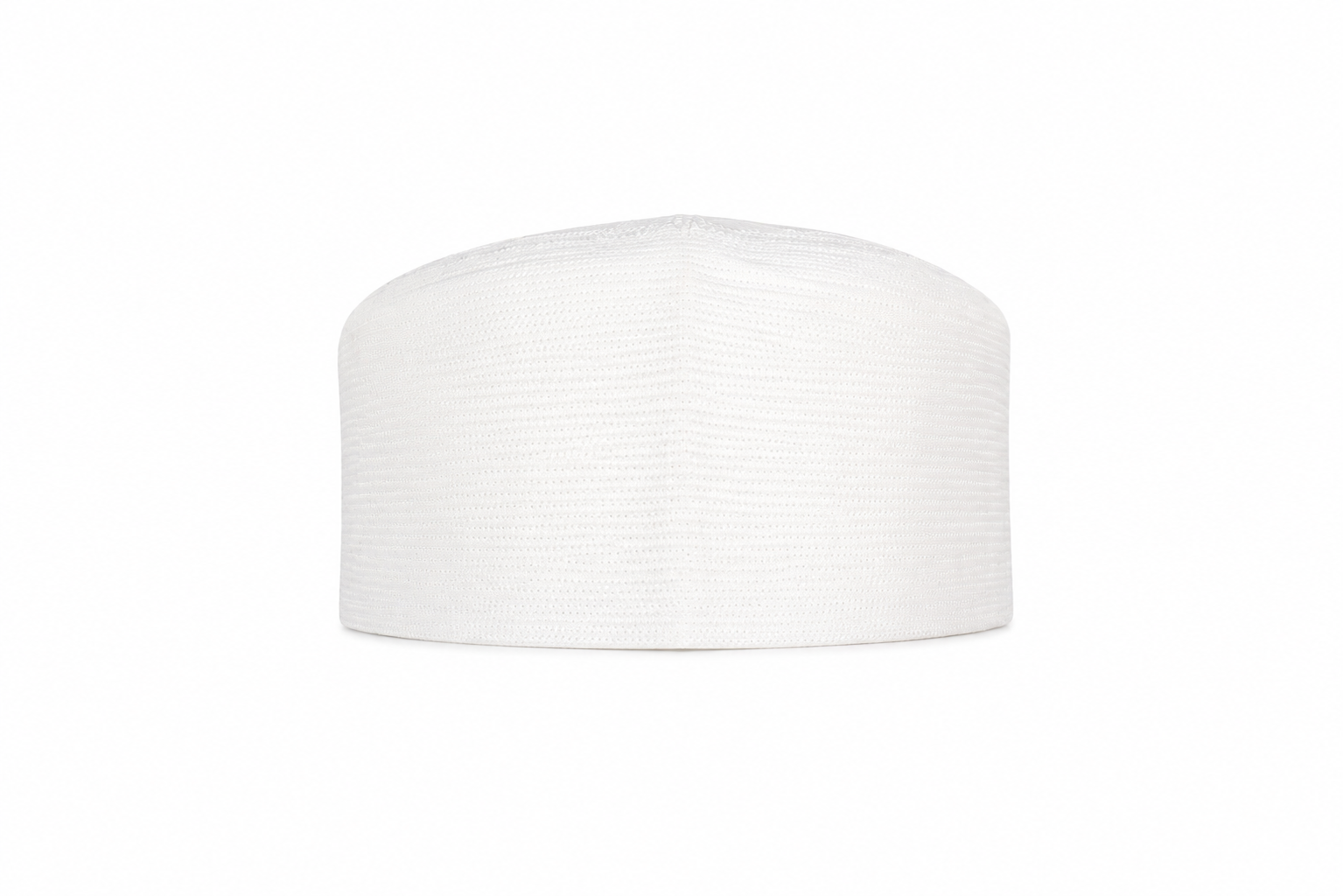 White Linear Pattern Fez