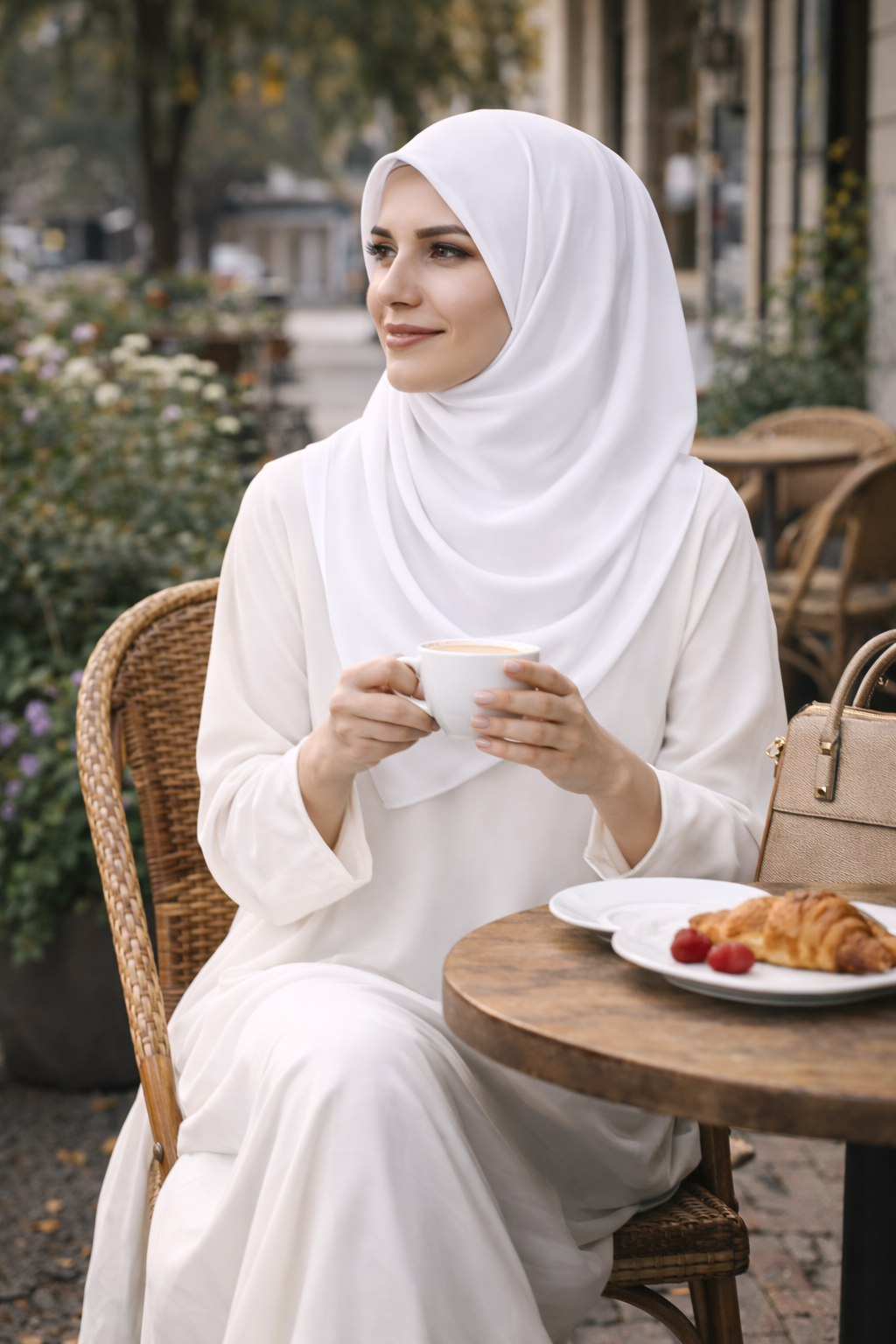 Lilac Hint Soft Rectangular Satin scarf for Women