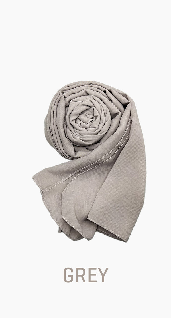 Chiffon Square satin scarf - amiiraa - Amiiraa