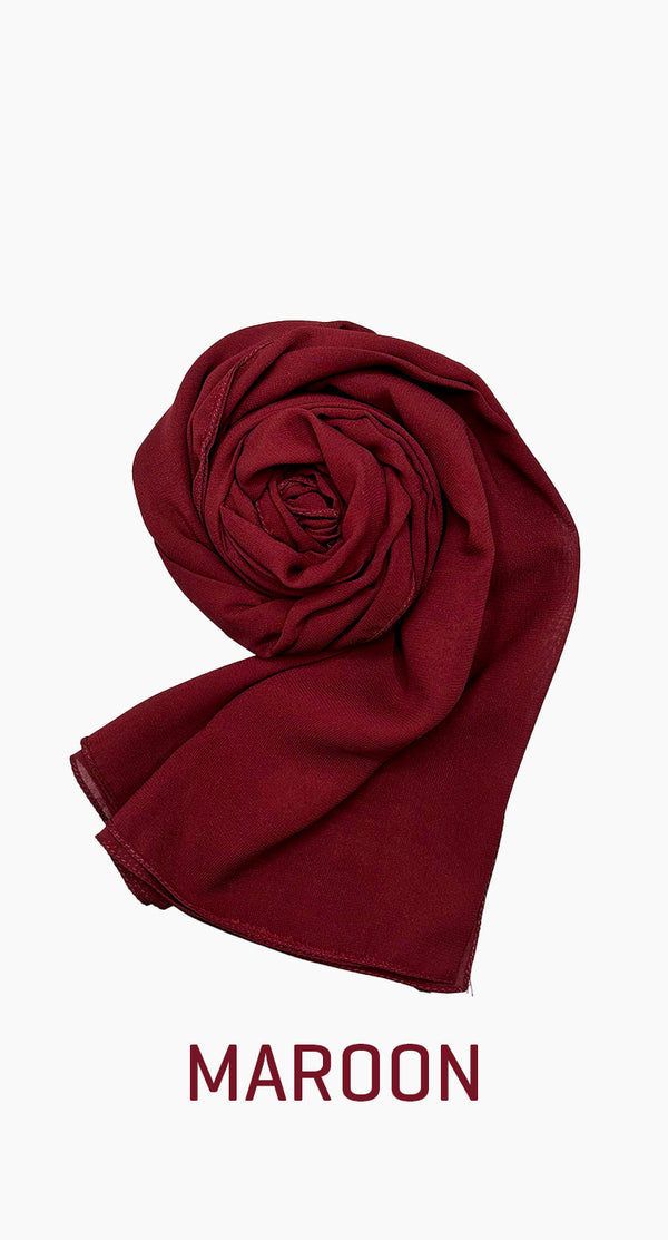 Chiffon Square satin scarf - amiiraa - Amiiraa