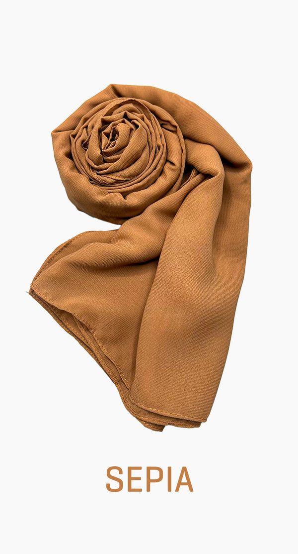 Chiffon Square satin scarf - amiiraa - Amiiraa