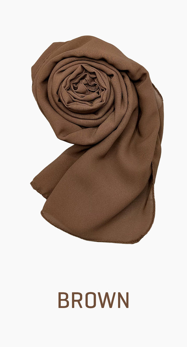 Chiffon Square satin scarf - amiiraa - Amiiraa