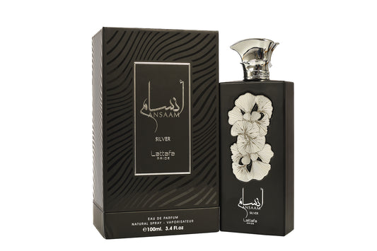 Lattafa Ansaam Silver Eau de Parfum – 100ml