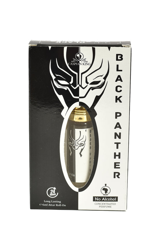 Black Panther Concentrated Perfume Roll-On – Alcohol-Free 6ml – Caspian King