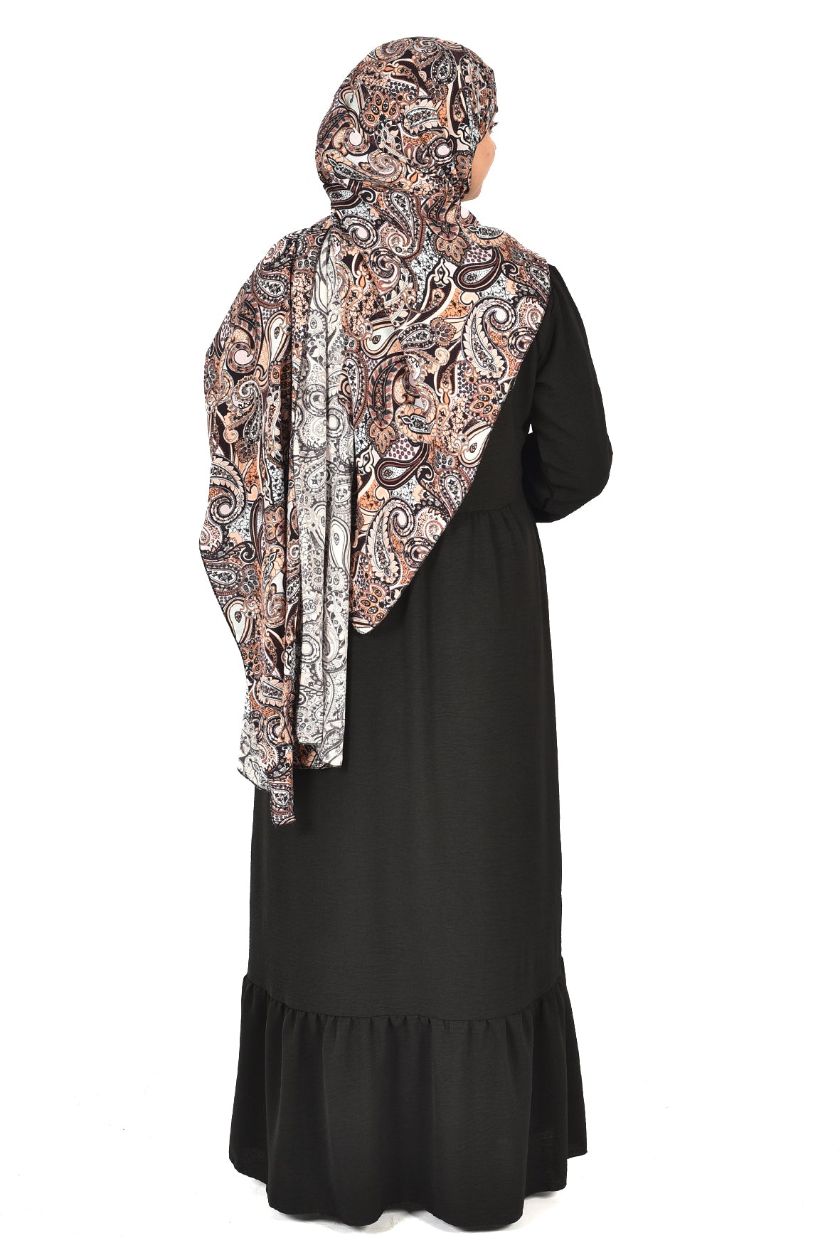 Elegant Black Dress with Loose Fit and Comfortable Design ( NAZ COLLECTION )
